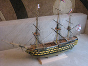 Модель линкора  VICTORY H.M.S  адмирала Нельсона ручная работа